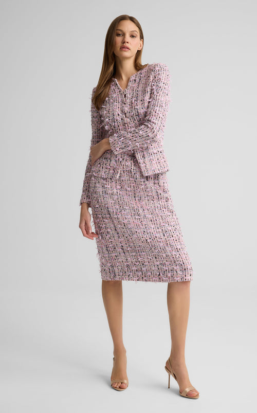 Arielle Skirt in Ivy Tweed