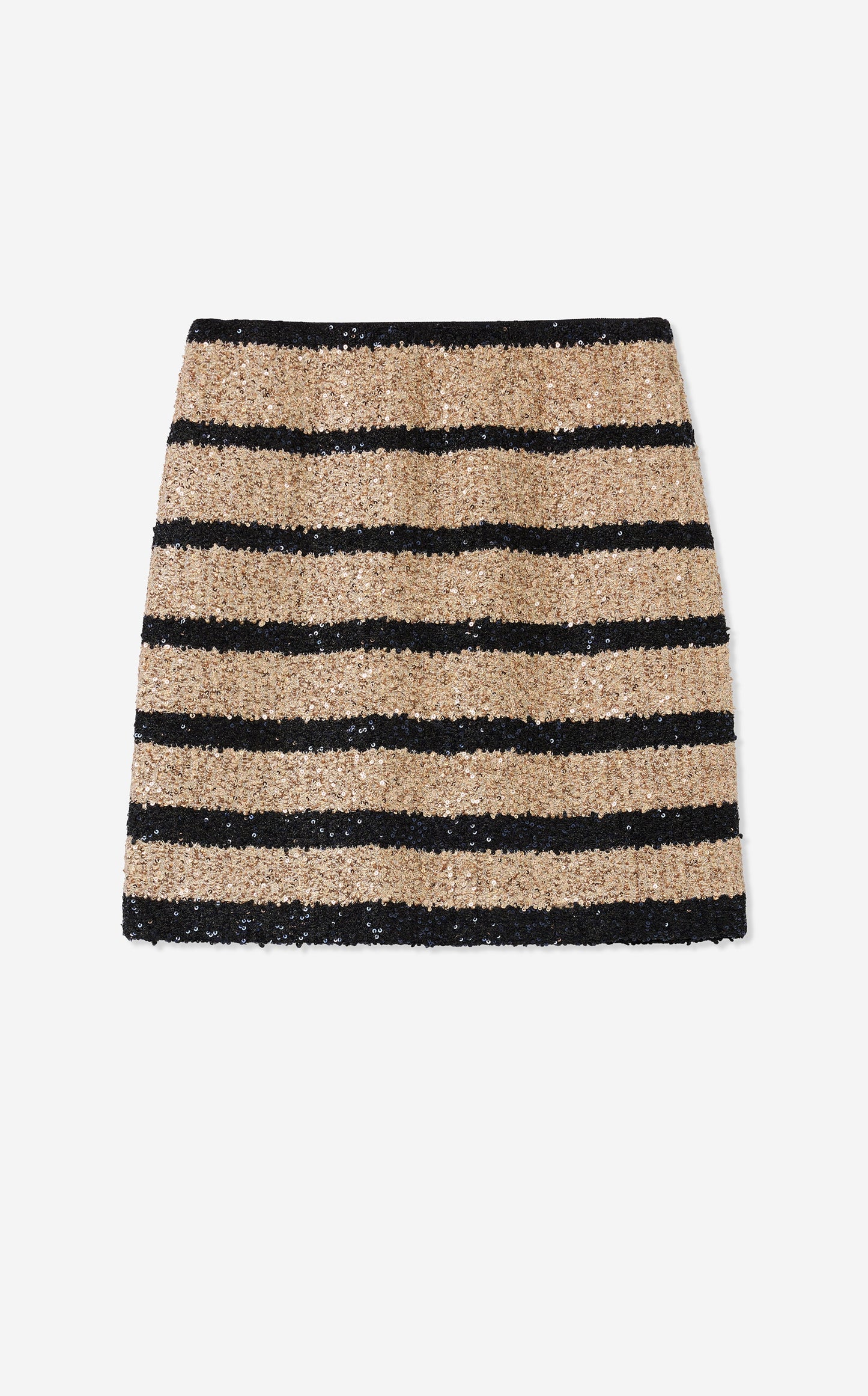Bonnie Skirt in Stripe Sequin Knit
