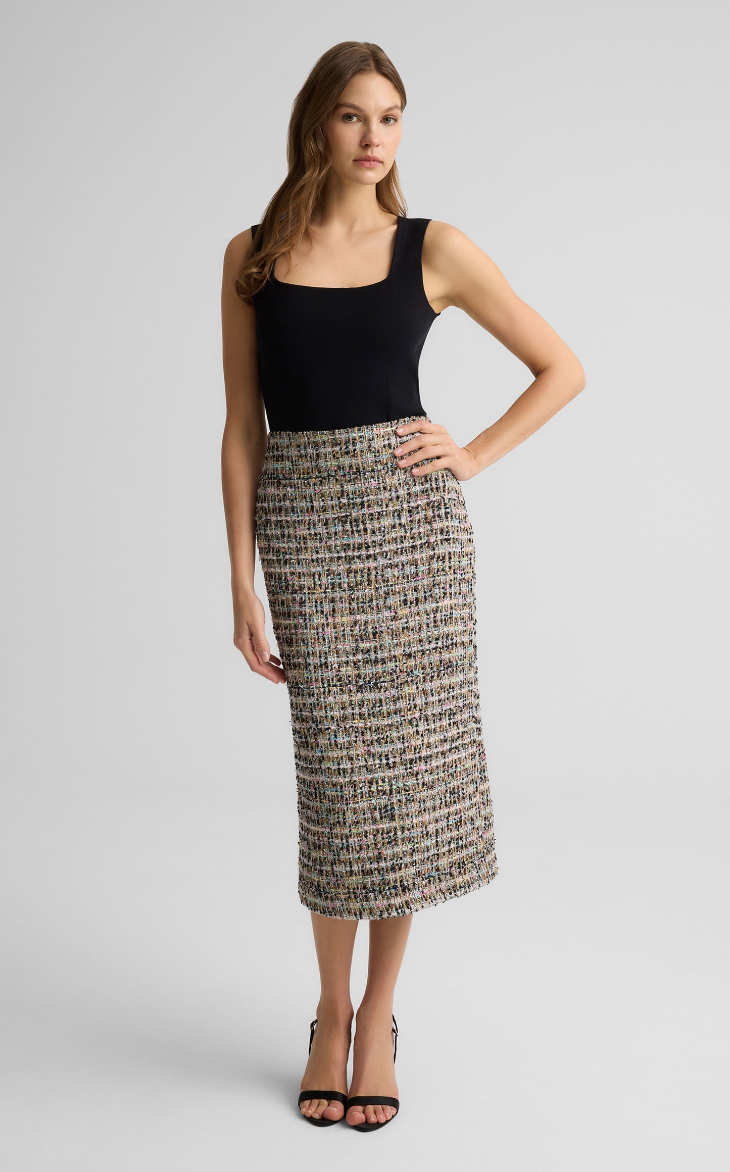 Loren Skirt in Cienega Tweed