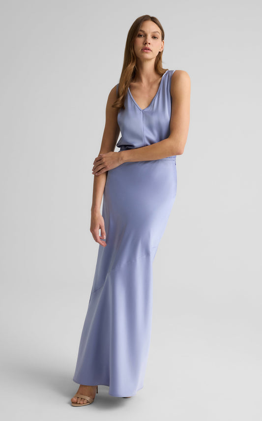 Beverly Skirt in Liquid Satin