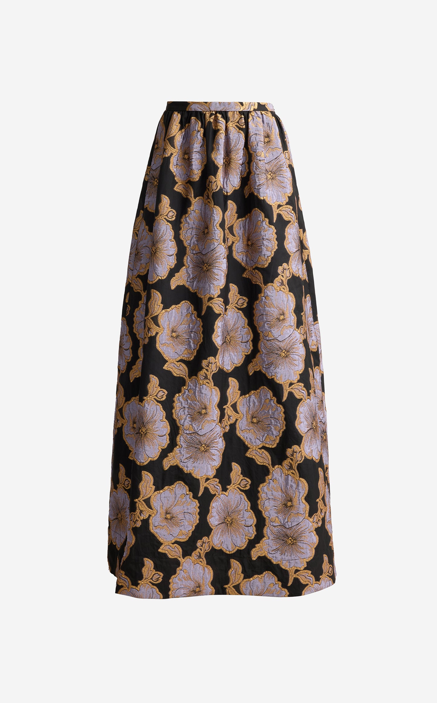 Bethany Skirt in Poppy Floral Jacquard