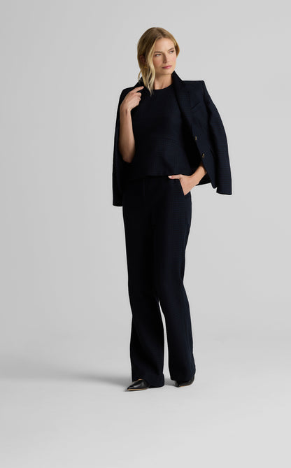 Parker Jacket in Stretch Houndstooth