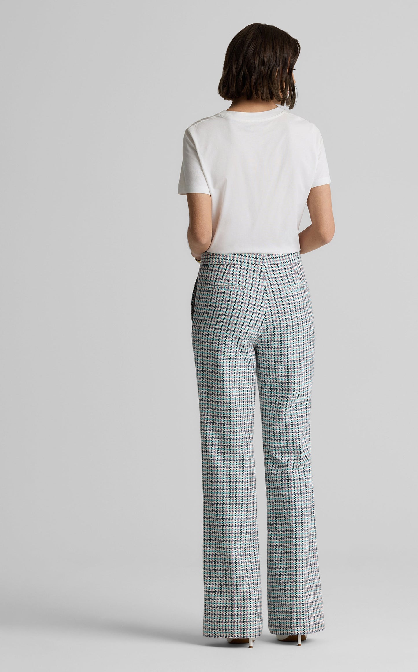 Logan Pant in Stretch Houndstooth