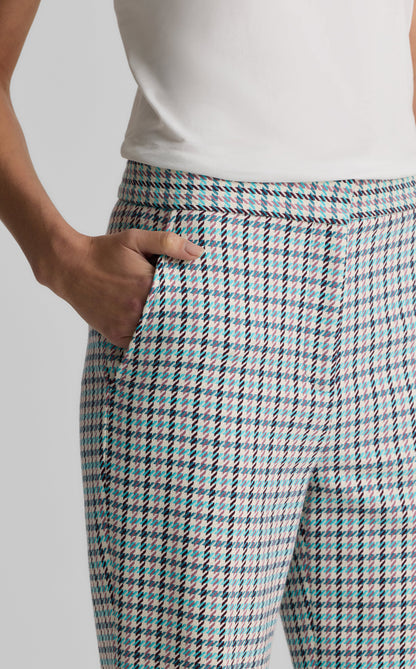 Logan Pant in Stretch Houndstooth