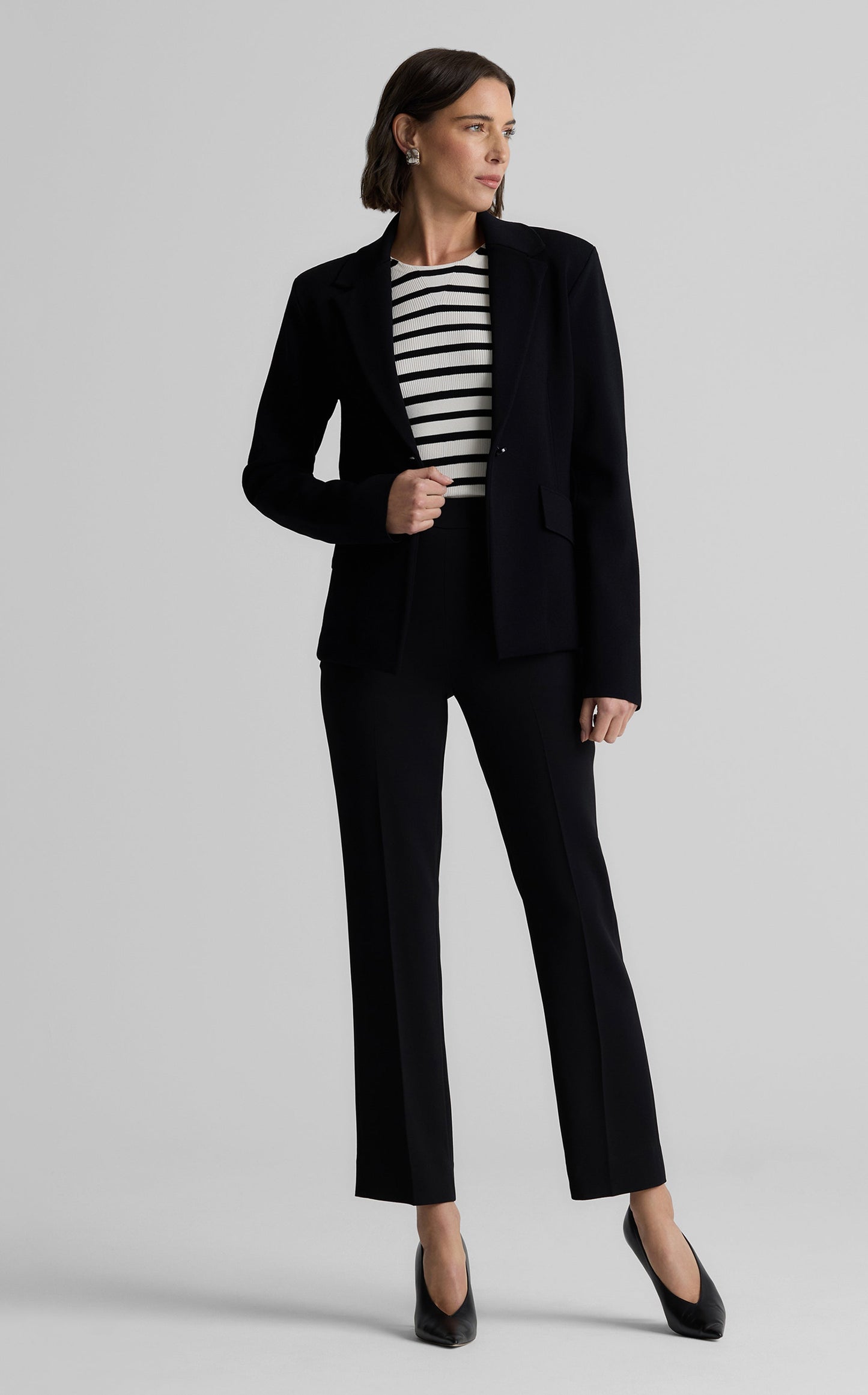 Isabel Pant in Stretch Italian Viscose Blend