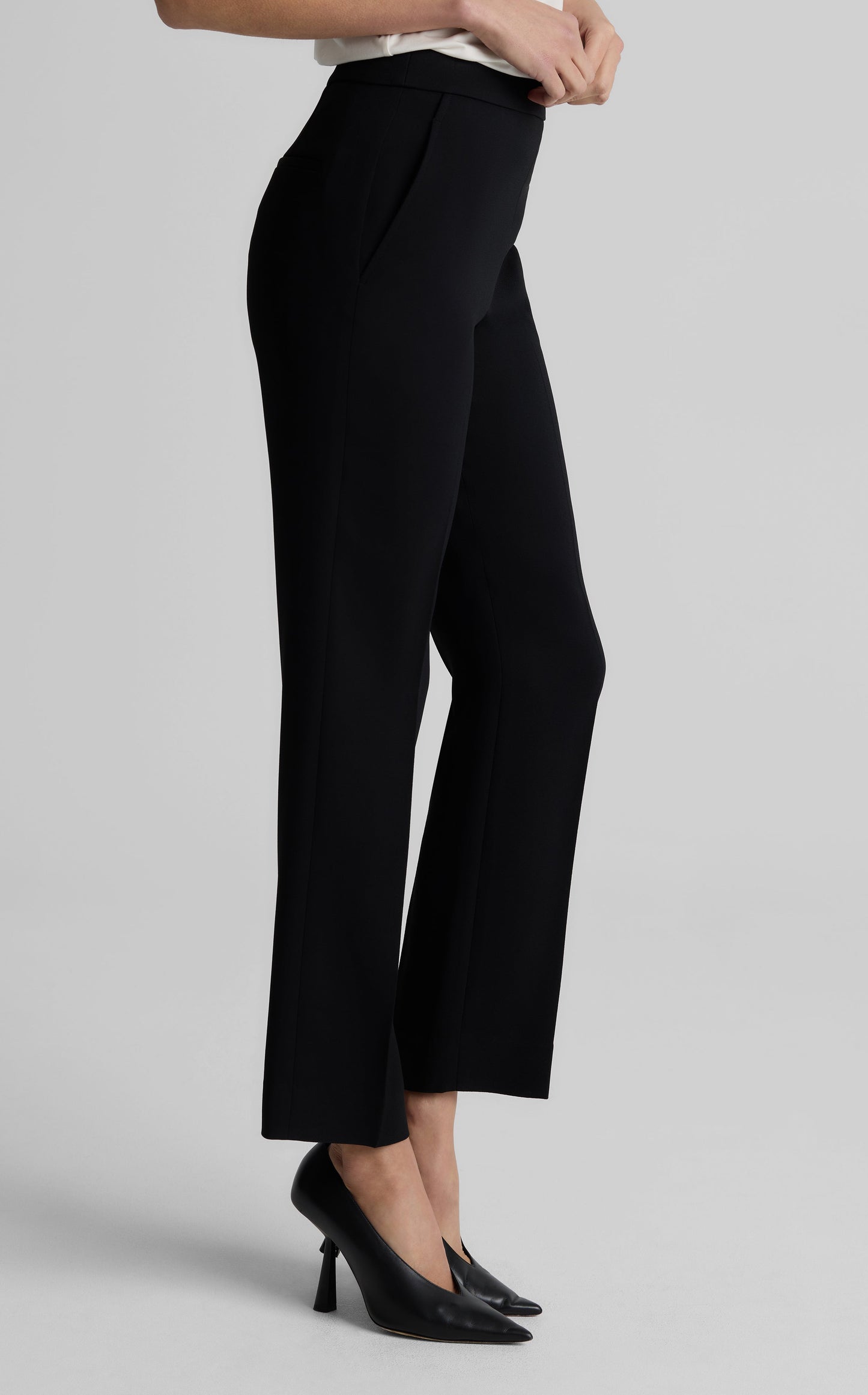 Isabel Pant in Stretch Italian Viscose Blend