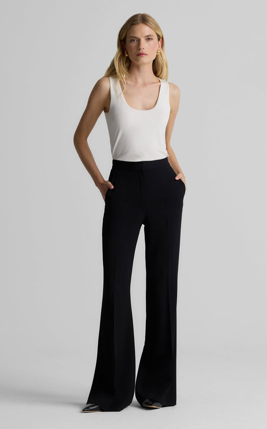 Ava Pant in Stretch Italian Viscose Blend