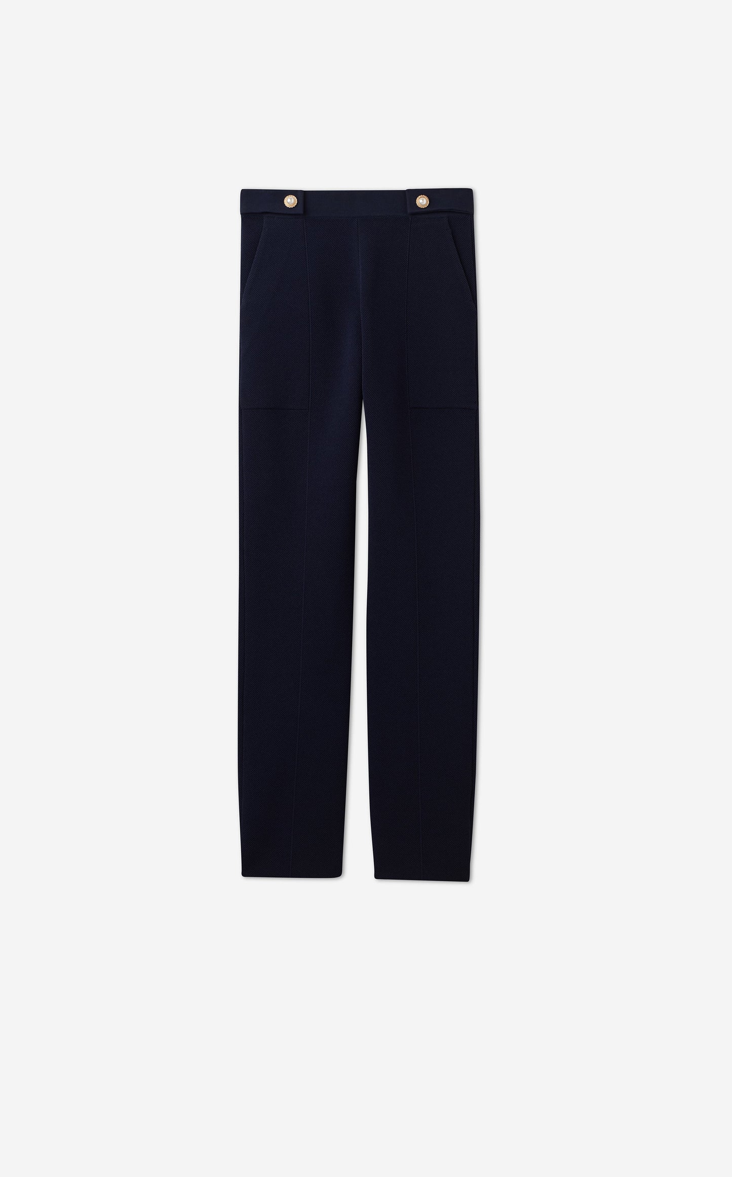Jane Pant in St. John x Malbon Pique Knit