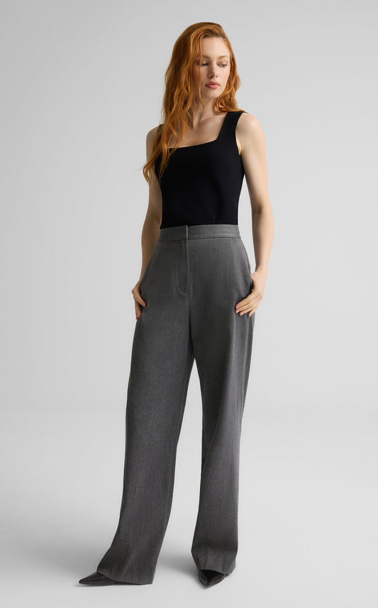 Maddie Pant in Stretch Twill Suiting