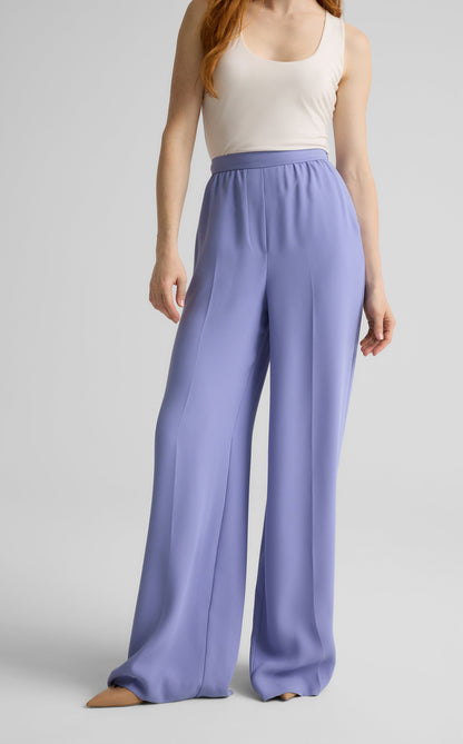 Tabitha Pant in Satin Back Crepe