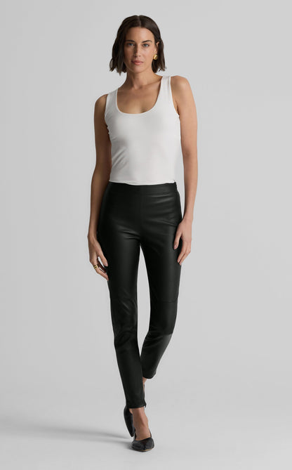 Sandy Pant In Stretch Leather