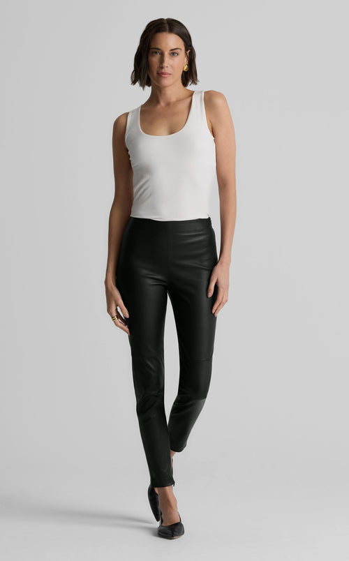 Sandy Pant In Stretch Leather
