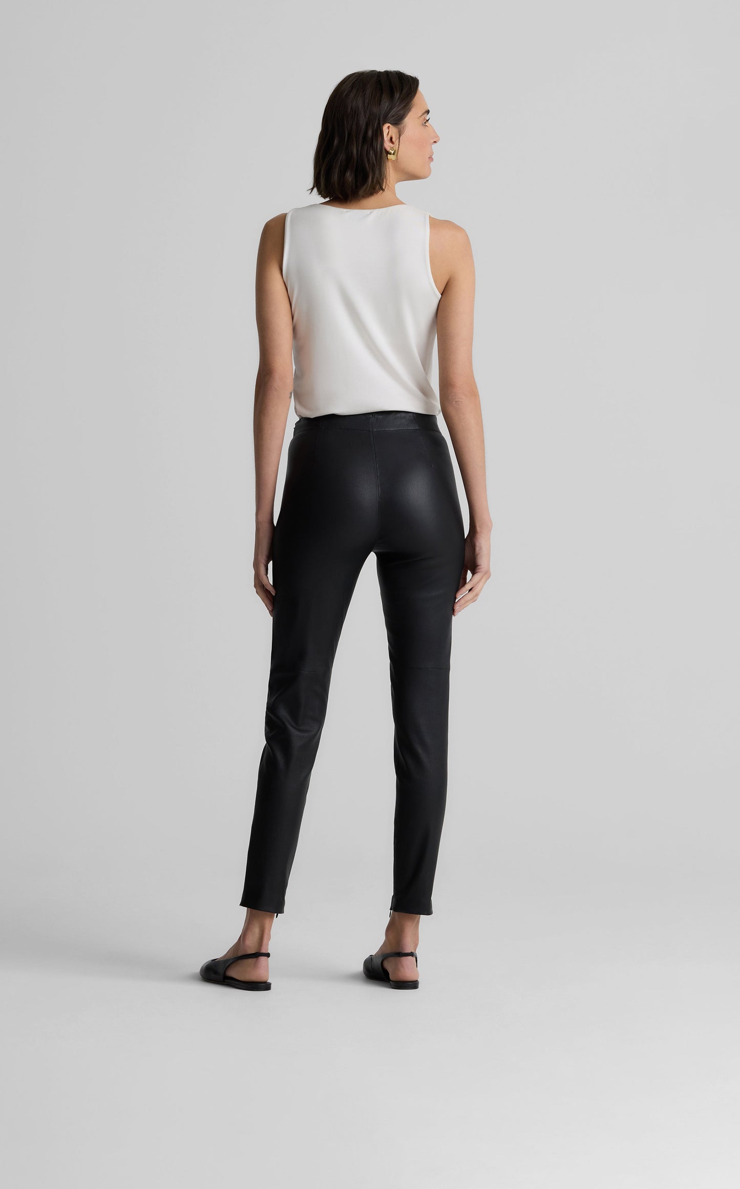 Sandy Pant In Stretch Leather