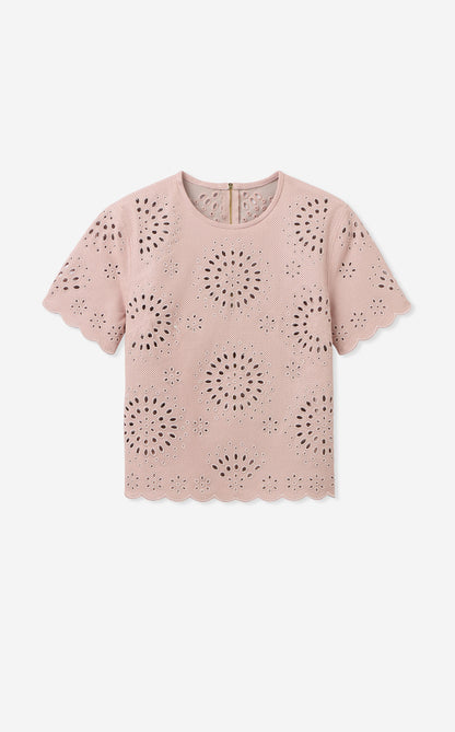 Ashton Top in Laser Cut Leather