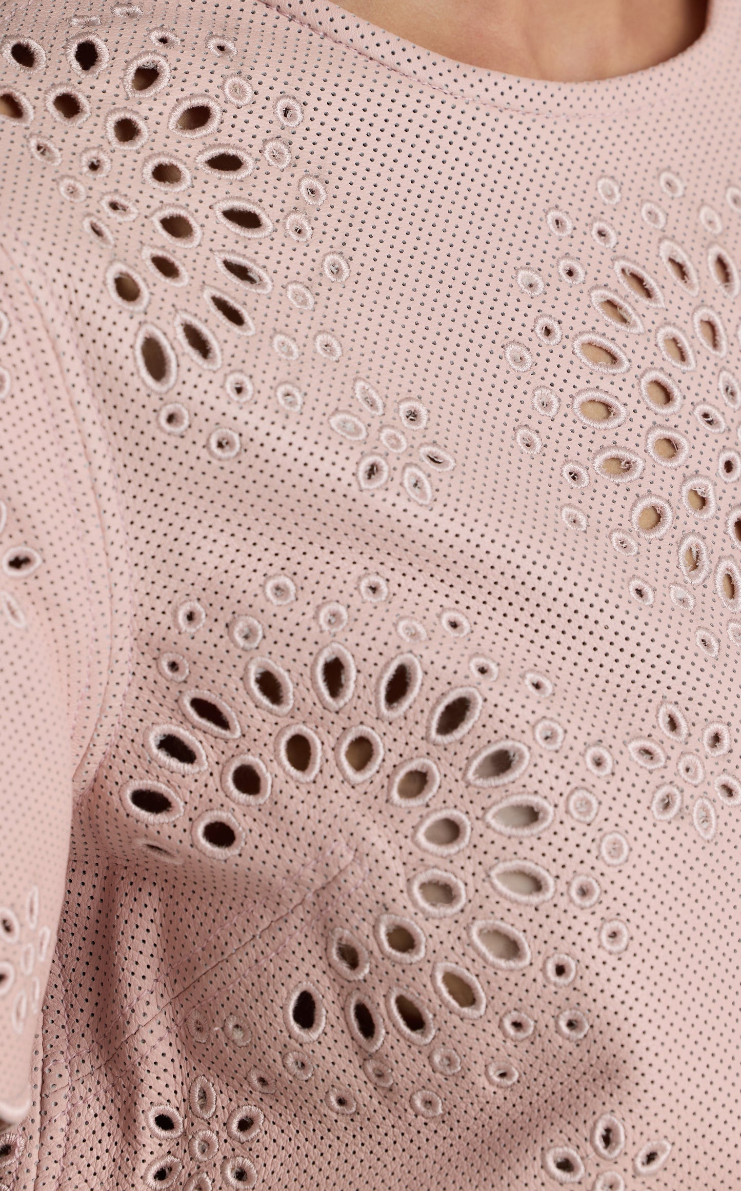 Ashton Top in Laser Cut Leather