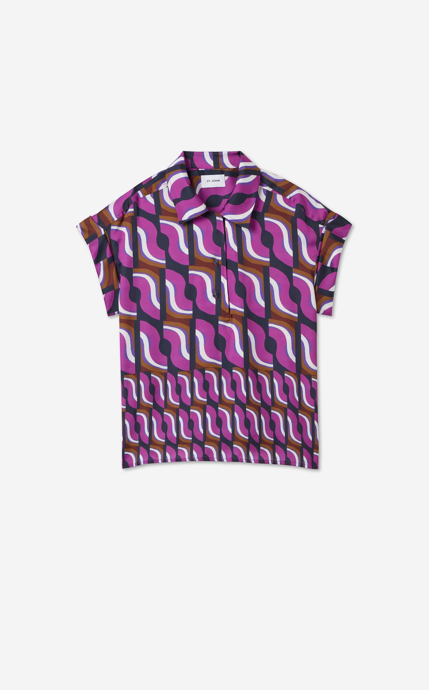 Taylor Top in Vintage Block Print