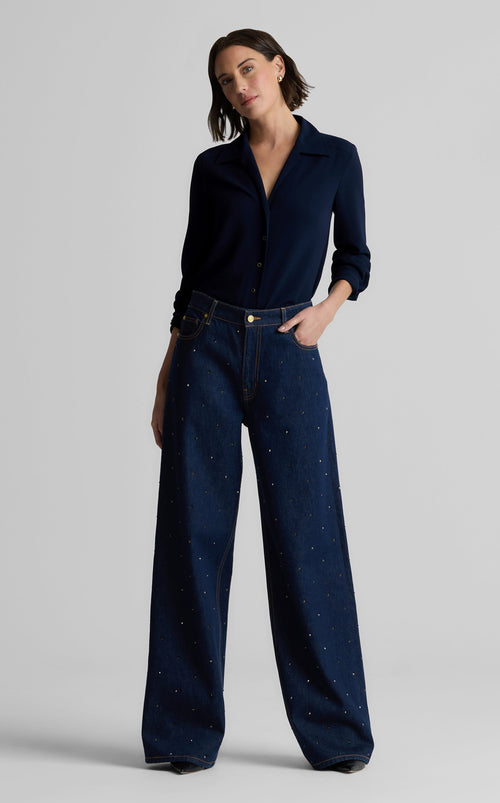 Noel Blouse in Lightweight Crepe