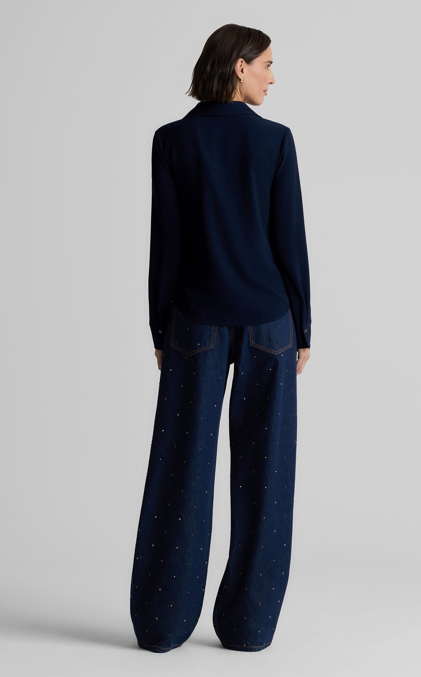 Noel Blouse in Lightweight Crepe