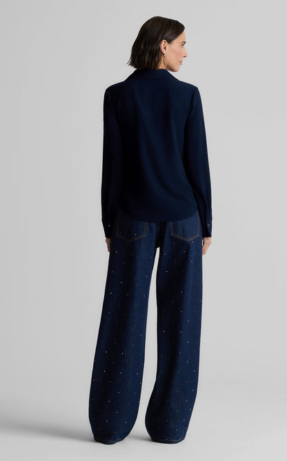 Noel Blouse in Lightweight Crepe