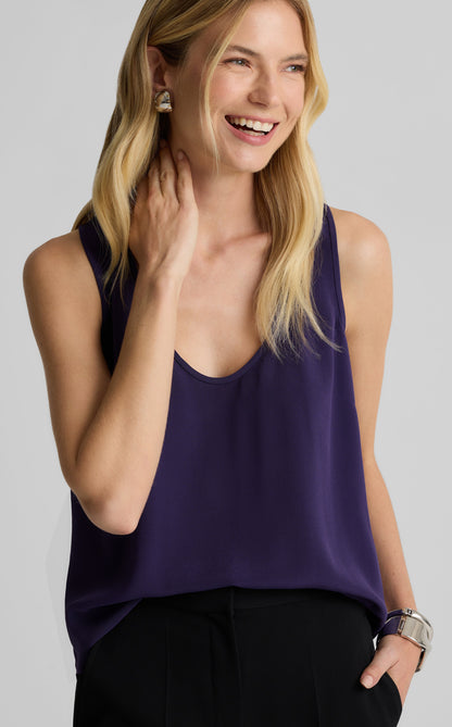 Vanessa Shell in Silk Crepe