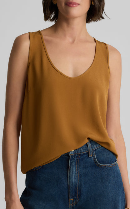 Vanessa Shell in Silk Crepe