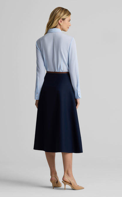 Maya Top in Silk Crepe