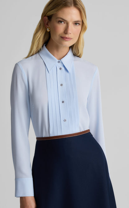 Maya Top in Silk Crepe