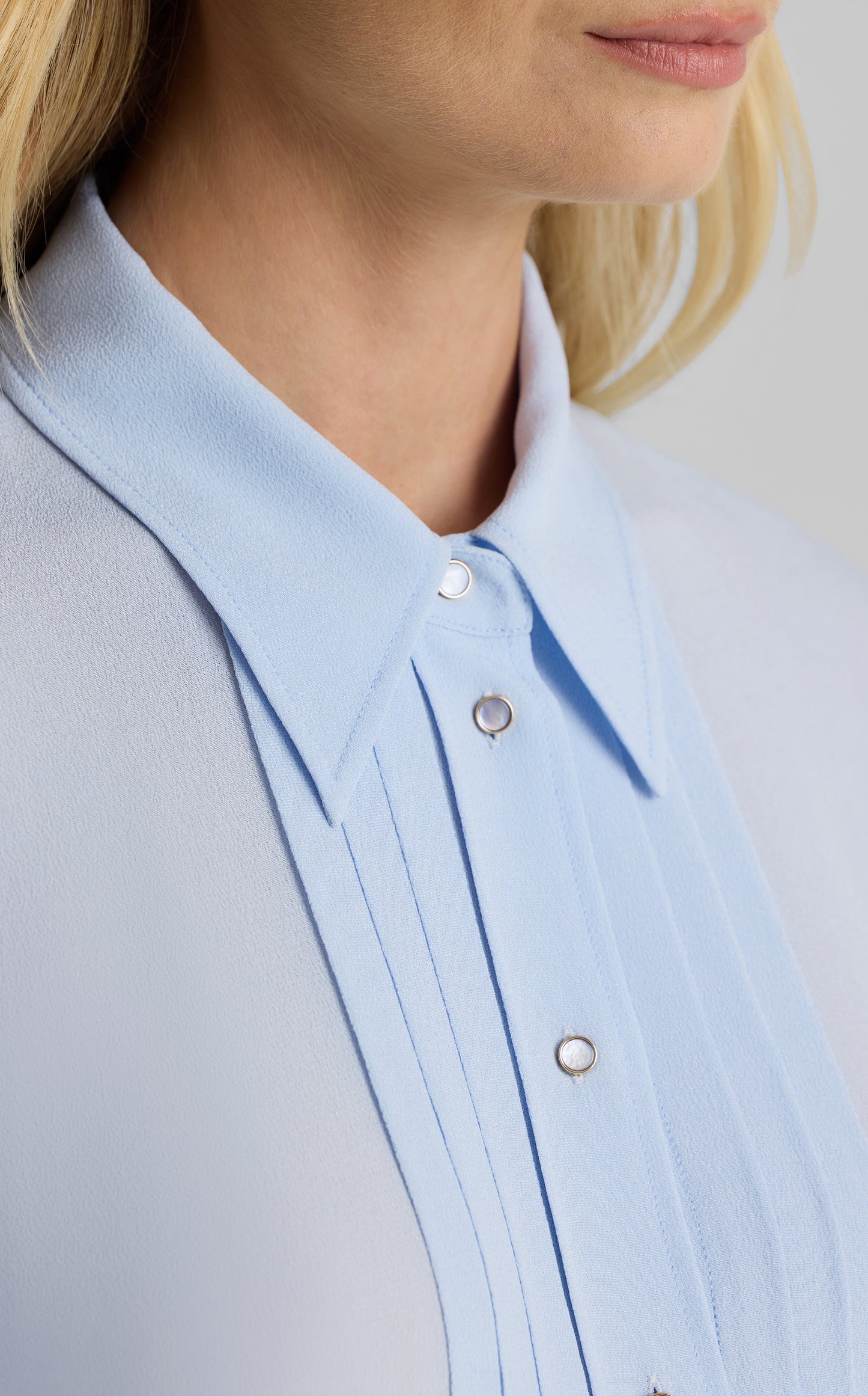 Maya Top in Silk Crepe