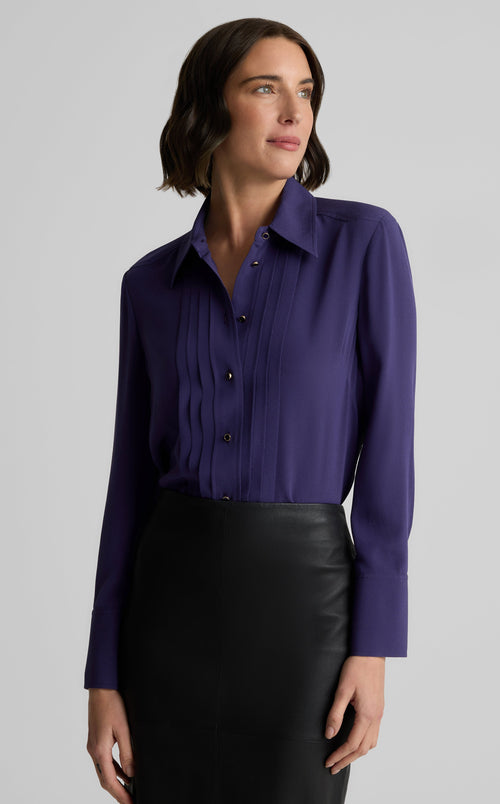 Maya Top in Silk Crepe