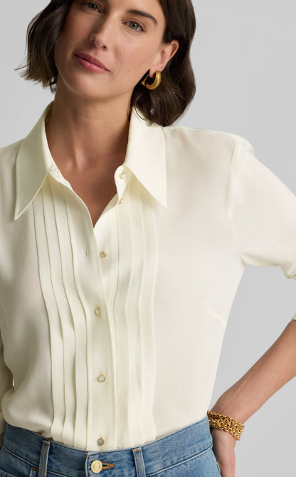 Maya Top in Silk Crepe