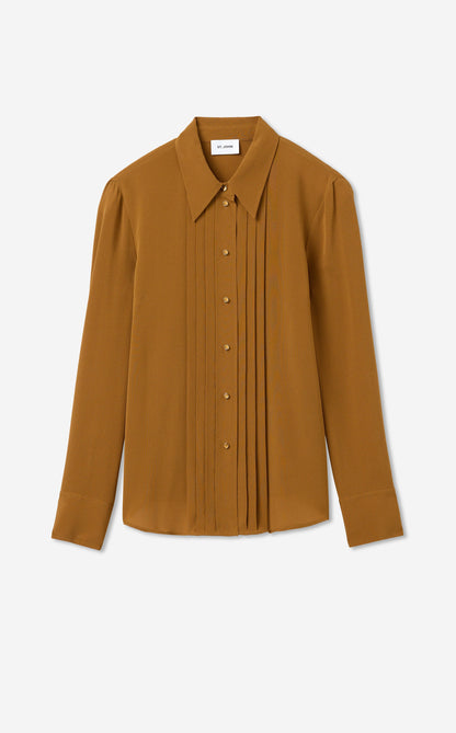 Maya Top in Silk Crepe