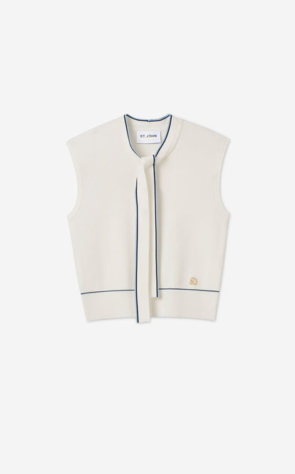 Cali Top in St. John x Malbon Stretch Knit