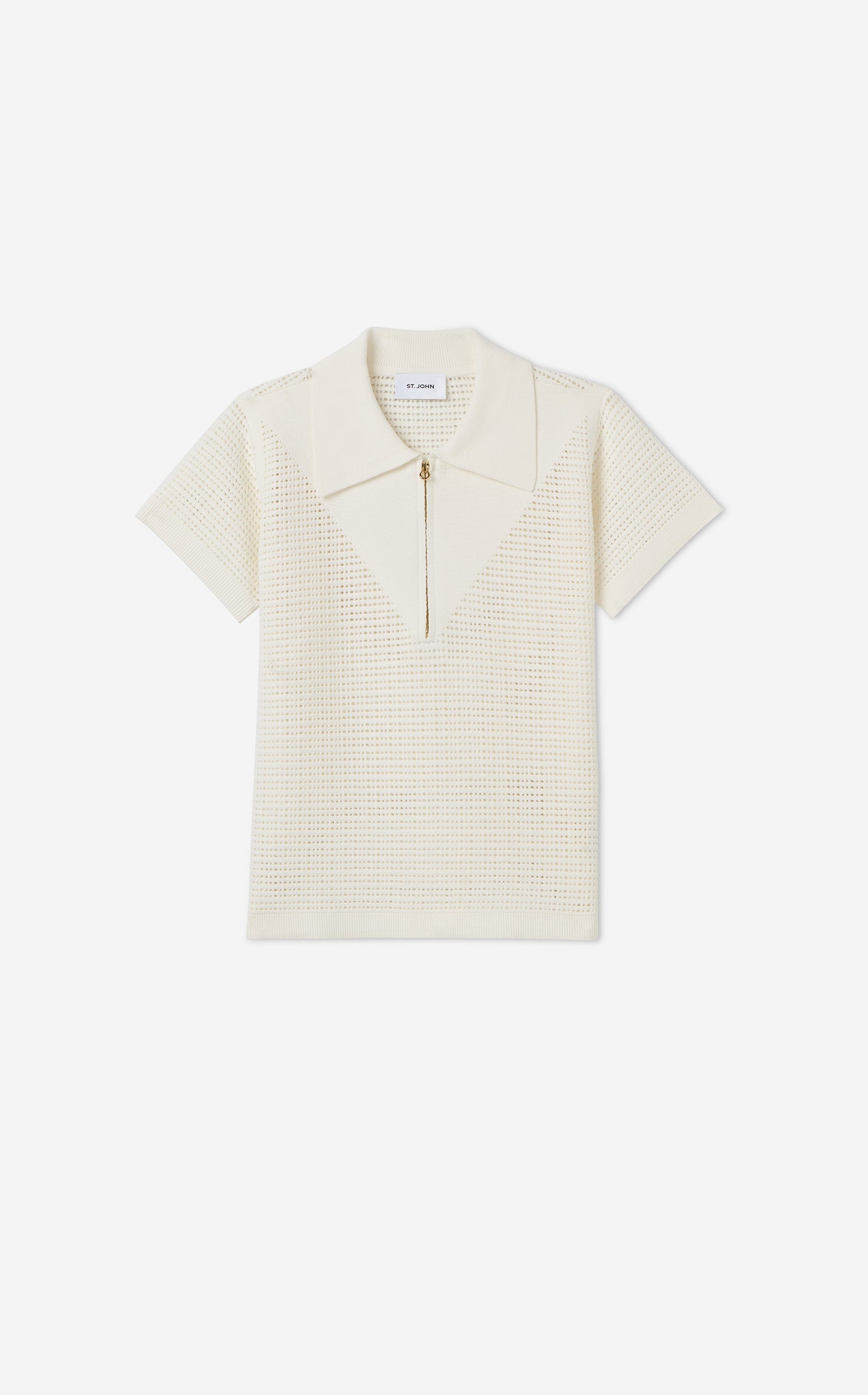 Sydney Top in St. John x Malbon Open Knit