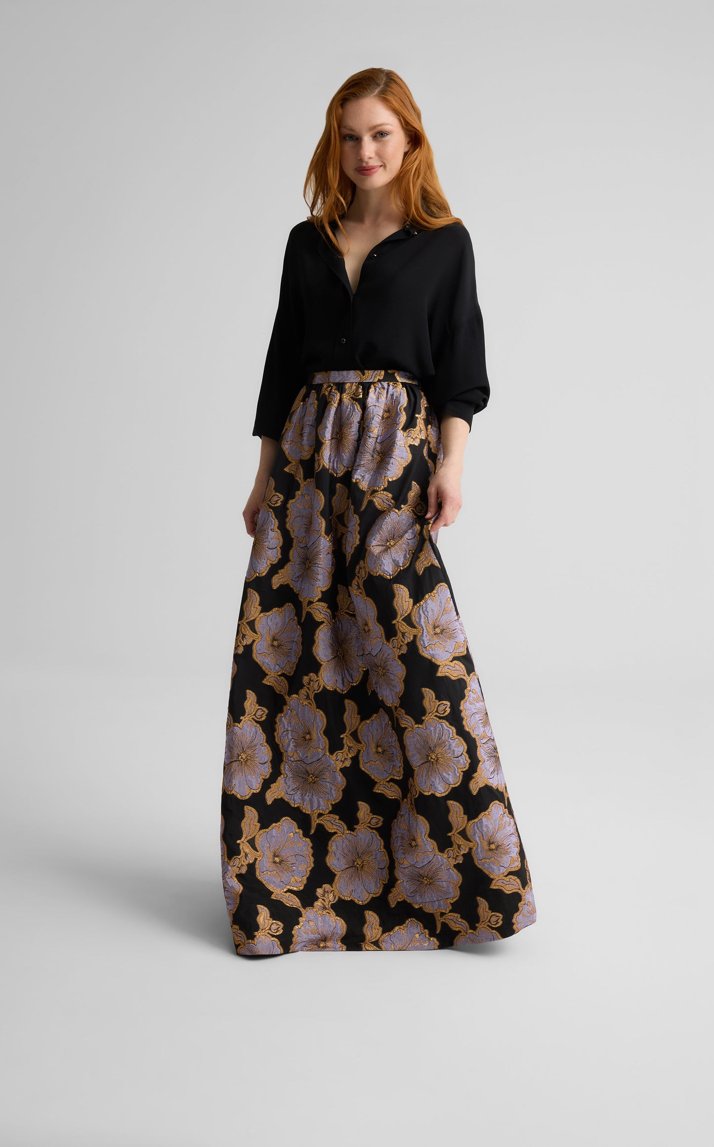 Sharon Top in Silk Crepe