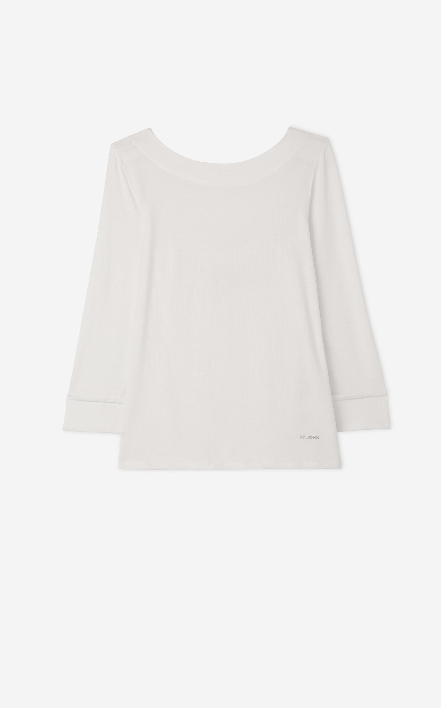 Polished Jersey Boatneck Top