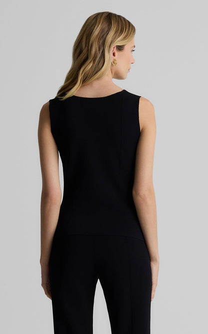 Abby Top In Santa Roma Knit