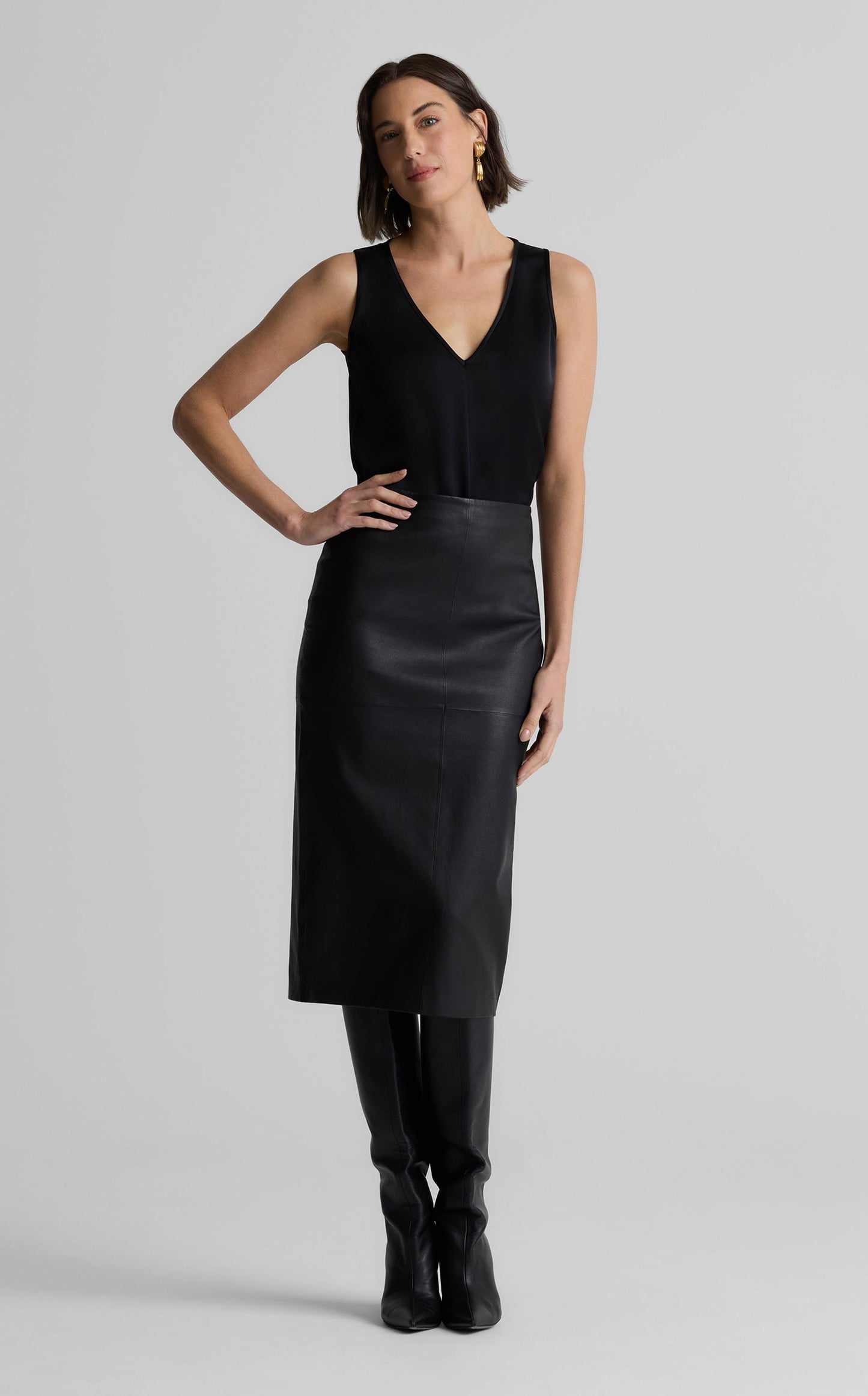 Vera Top in Liquid Satin