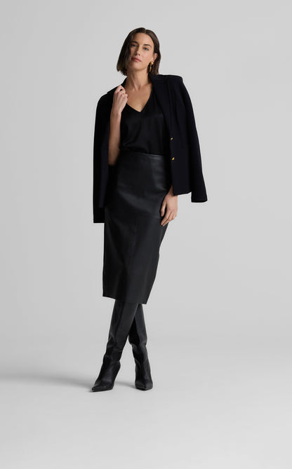 Vera Top in Liquid Satin