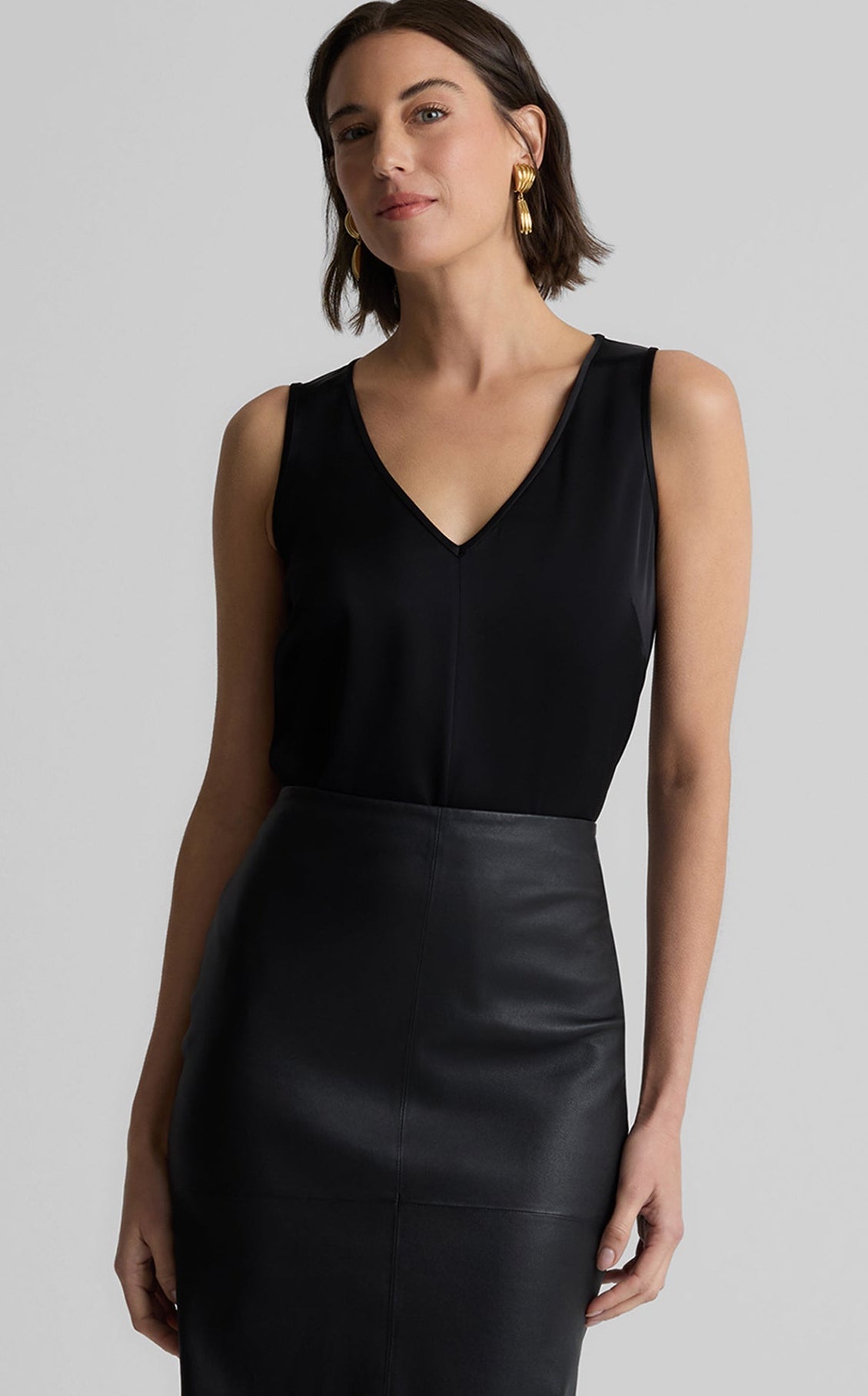 Vera Top in Liquid Satin