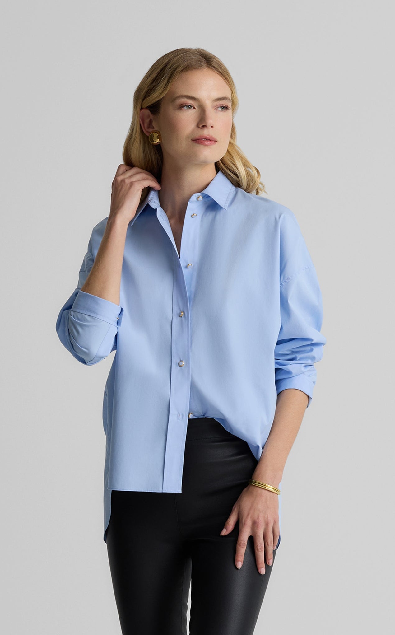 Sharon Blouse In Cotton Poplin