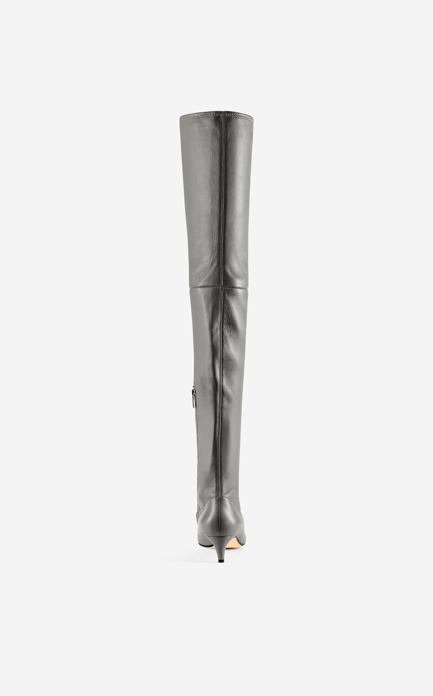 Stretch Leather Over-the-Knee Boot