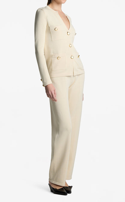 Santiago Knit Button Jacket