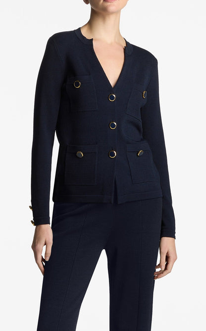 Santiago Knit Button Jacket