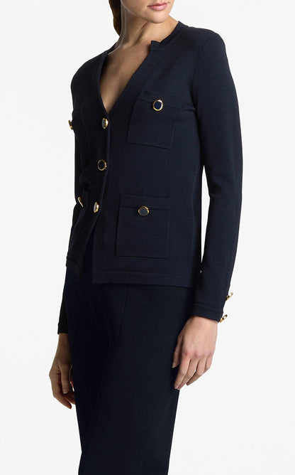 Santiago Knit Button Jacket