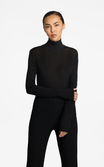 Long Sleeve T-Neck Shell