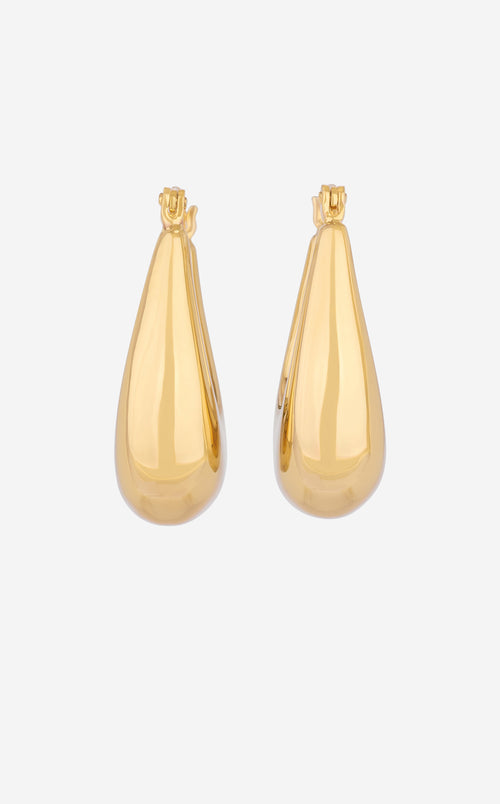 Christina Caruso Thick Hoop Earrings