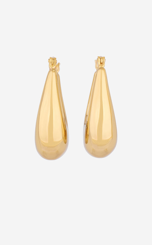 Christina Caruso Thick Hoop Earrings