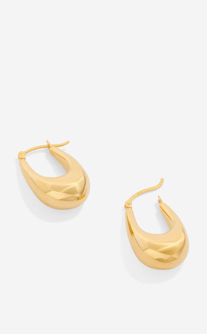 Christina Caruso Thick Hoop Earrings