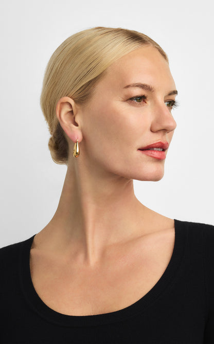 Christina Caruso Thick Hoop Earrings