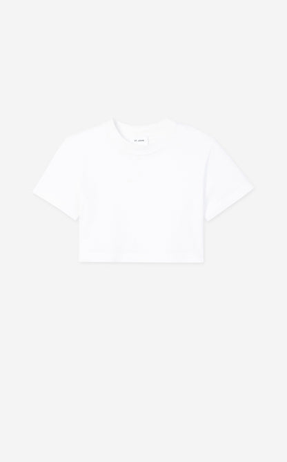 Short Sleeve Jersey Cropped Top